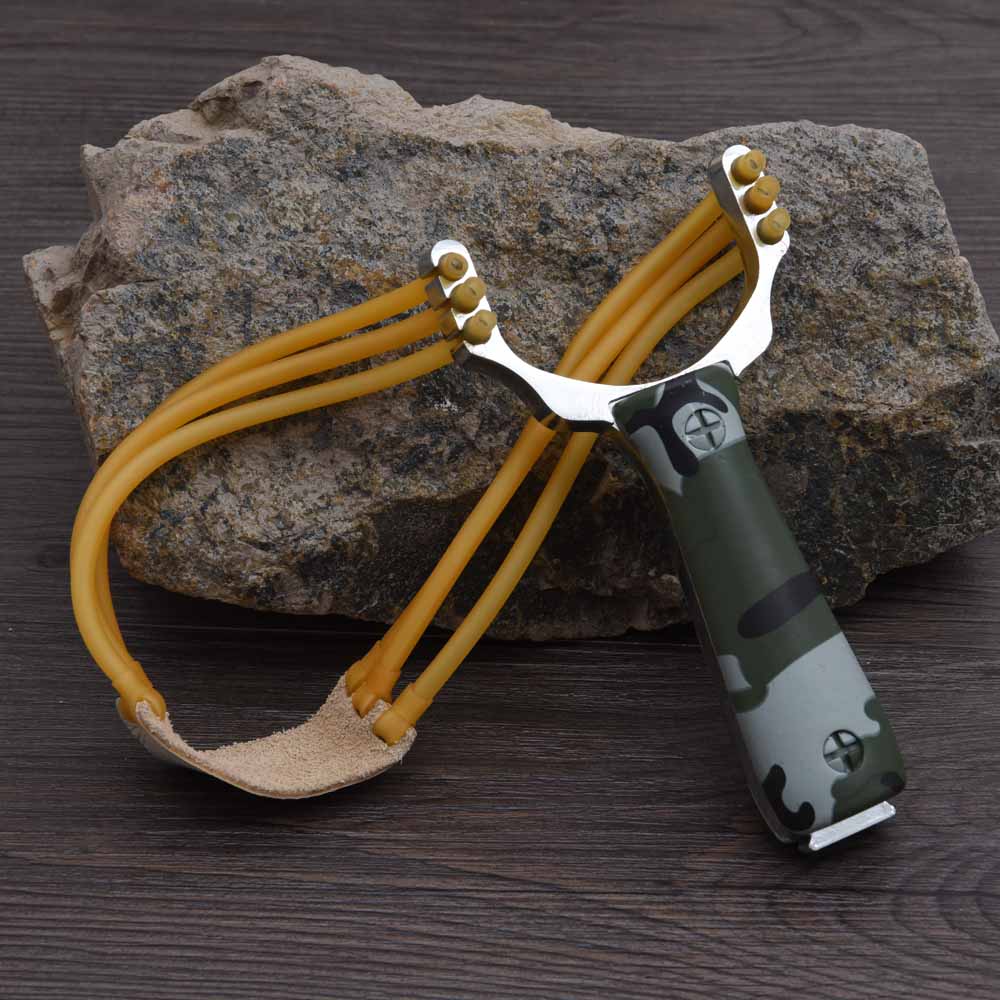 Powerful Alloy Rubber Band Slingshot